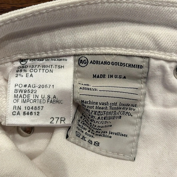 AG Adriano Goldschmied The Stevie Ankle Slim Straight Leg Jeans - Picture 7 of 7